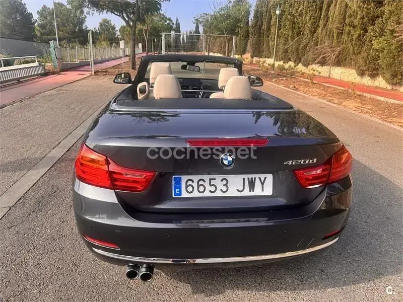 Usado BMW 420 Cabriolet Luxury Line 190 CV (139 kW) 2017 Gris / plata Descapotable