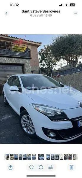 Usado Renault Mégane Dynamique 115 CV (84 kW) 2012 Blanco Berlina