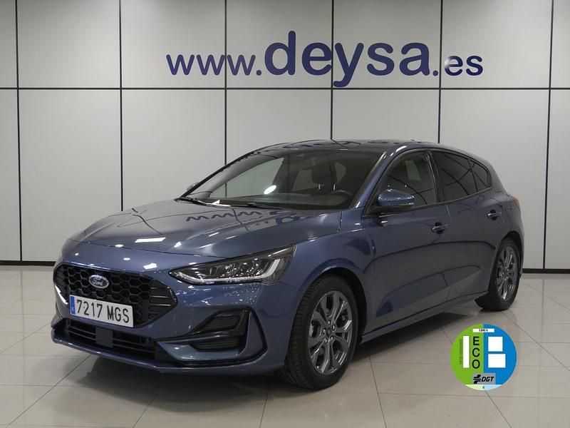 Azul Usado 2023 Ford Focus ST-Line Berlina | 18.490 € (Precio justo) - Imagen 1/4