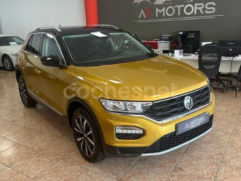 Amarillo Usado 2019 VW T-Roc Advance SUV | 15.990 € (Precio justo) - Imagen 1/4