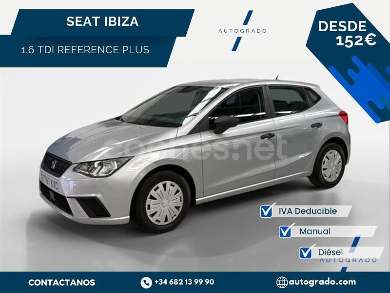 Gris Usado 2019 Seat Ibiza Reference Utilitario | 10.990 € (Precio justo) - Imagen 1/4
