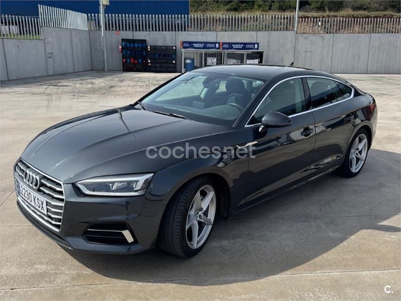 Usado Audi A5 Sportback Premium 190 CV (139 kW) 2019 Gris / plata Utilitario