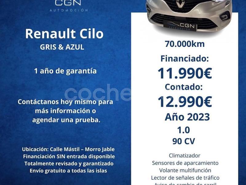 Gris / plata Usado 2023 Renault Clio V SE Berlina | 12.990 € (Buen precio) - Imagen 1/4