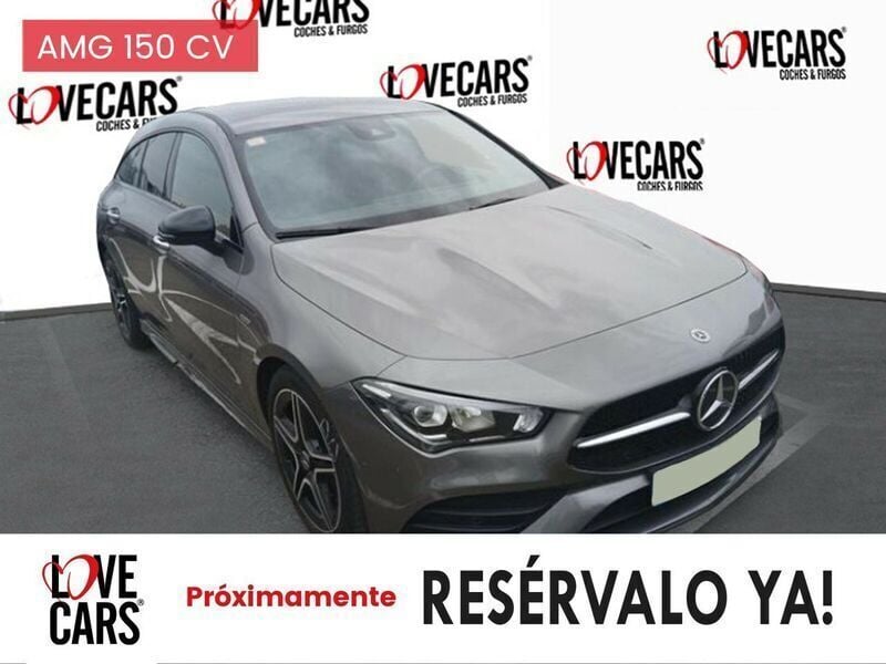Gris Usado 2021 Mercedes CLA200 Shooting Brake Familiar | 30.700 € (Precio justo) - Imagen 1/1