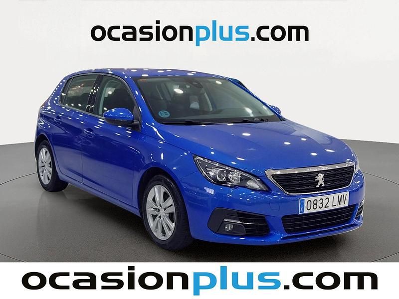 Usado Peugeot 308 Active 131 CV (96 kW) 2021 Azul Utilitario