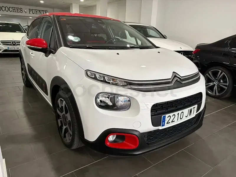 Usado Citroën C3 Shine 99 CV (72 kW) 2017 Blanco Berlina