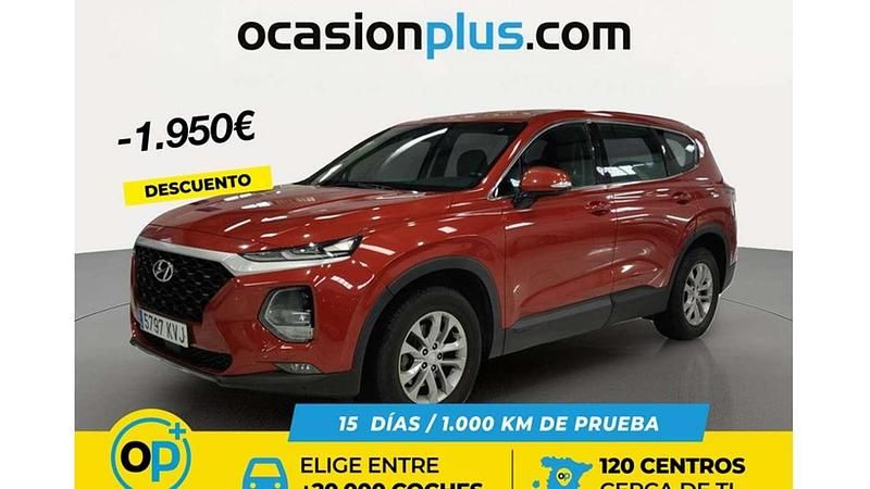 Usado Hyundai Santa Fe 150 CV (110 kW) 2019 Rojo SUV
