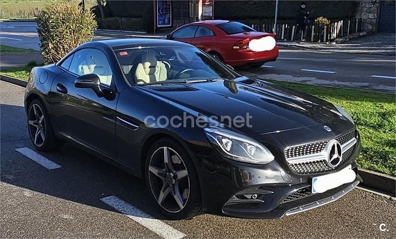Usado Mercedes SLC200 184 CV (135 kW) 2019 Negro Descapotable