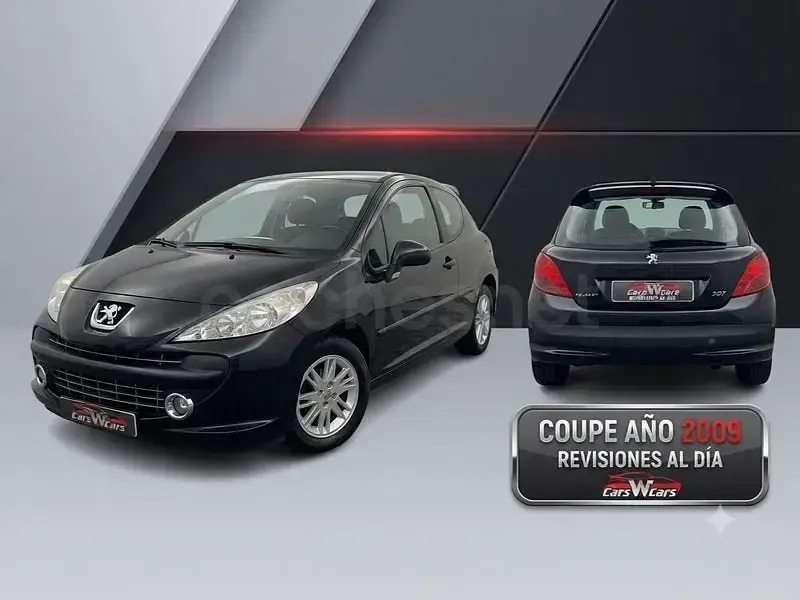 Usado Peugeot 207 75 CV (55 kW) 2010 Negro Berlina