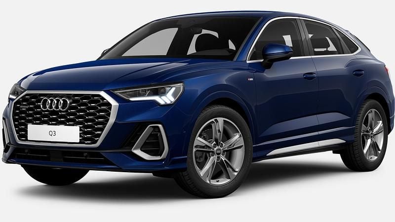 Azul Usado 2021 Audi Q3 Sportback S-Line SUV | 37.900 € (Buen precio) - Imagen 1/4