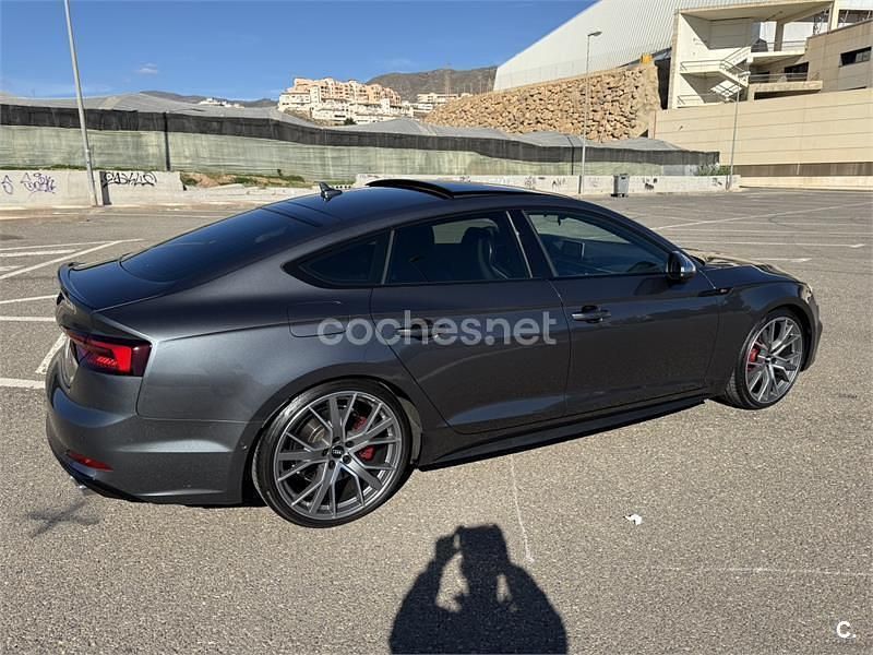 Usado Audi A5 Sportback 354 CV (260 kW) 2018 Gris / plata Utilitario