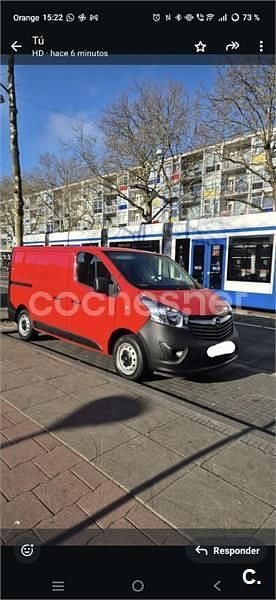 Usado Opel Vivaro 125 CV (91 kW) 2018 Rojo Monovolumen