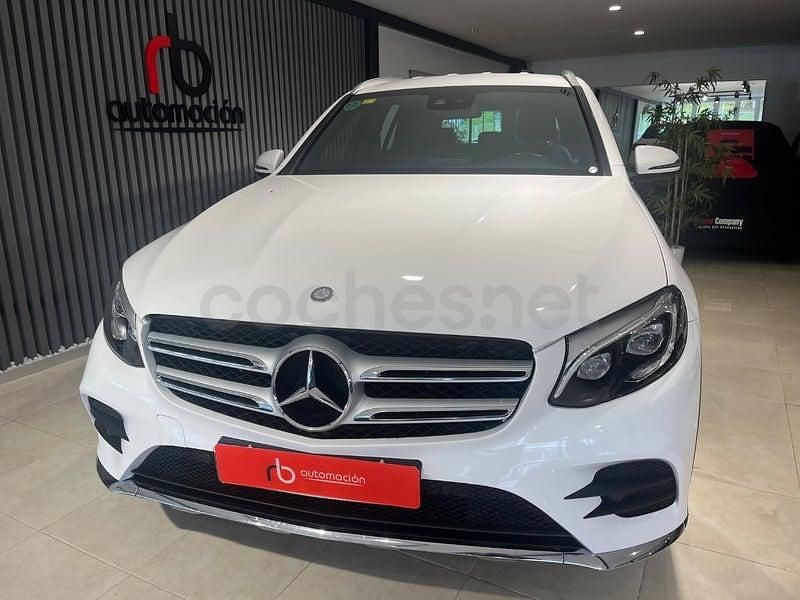 Usado Mercedes GLC220 AMG line 170 CV (125 kW) 2015 Blanco SUV