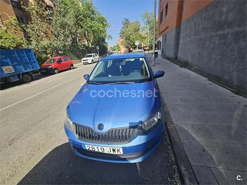 Brugt Skoda Fabia Ambition 90 HK (66 kW) 2017 Blå Sedan