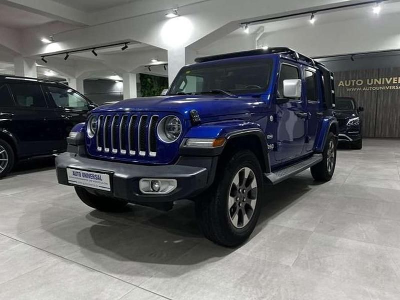 Azul Usado 2020 Jeep Wrangler Sahara SUV | 48.900 € (Precio justo) - Imagen 1/4