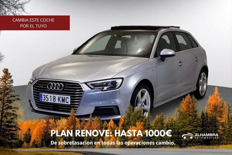 Gris Usado 2018 Audi A3 Sportback e-tron Premium Berlina | 21.490 € (Precio justo) - Imagen 1/4