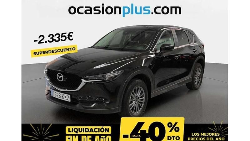 Negro Usado 2018 Mazda CX-5 SUV | 18.173 € (Buen precio) - Imagen 1/4
