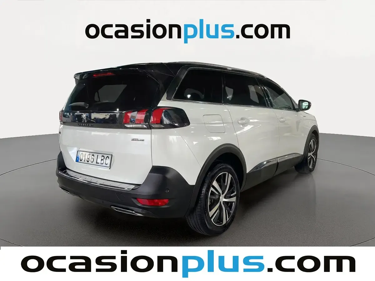 Usado Peugeot 5008 GT-line 130 CV (95 kW) 2019 Blanco SUV