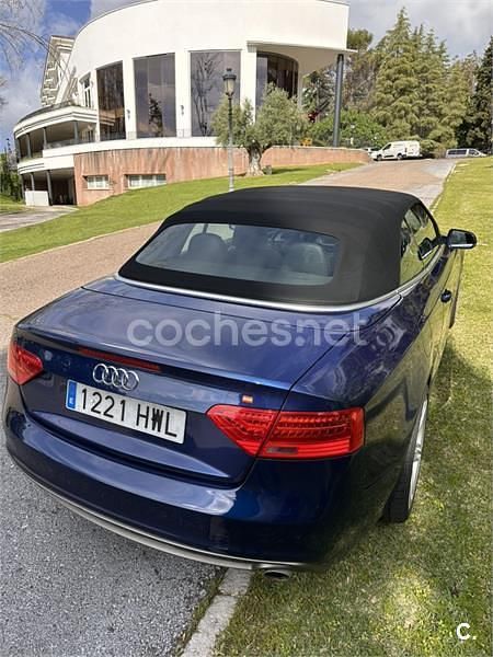 Azul Usado 2014 Audi A5 Cabriolet S-Line Descapotable | 20.000 € (Precio justo) - Imagen 1/4