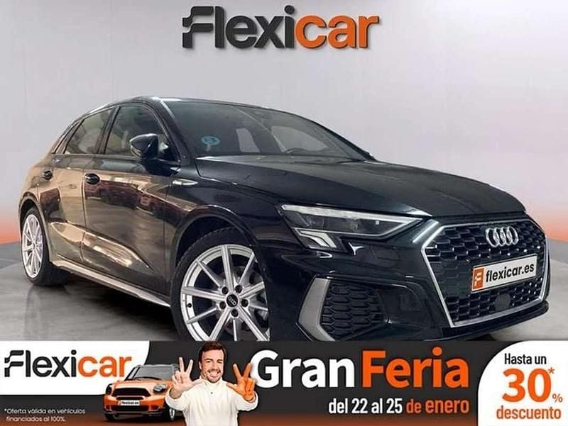 Negro Usado 2023 Audi A3 Sportback S-Line Utilitario | 22.990 € (Buen precio) - Imagen 1/4