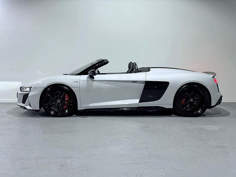 Usado Audi R8 Spyder Performance 620 CV (456 kW) 2019 Blanco Descapotable