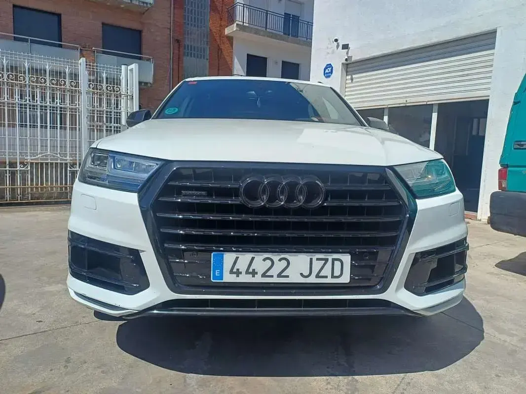 Usado Audi Q7 S-Line 218 CV (160 kW) 2017 Blanco SUV