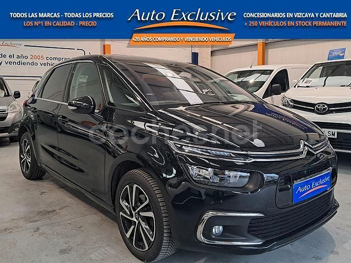 Usado Citroën C4 SpaceTourer Shine 130 CV (95 kW) 2019 Negro Monovolumen