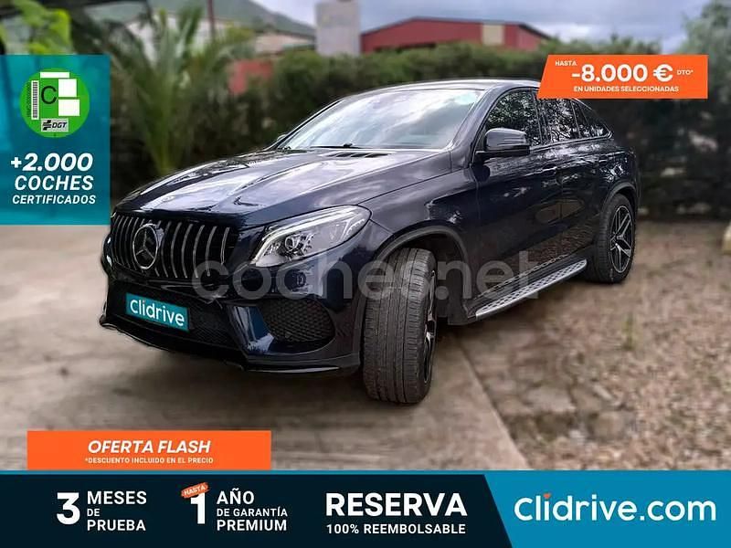 Azul Usado 2018 Mercedes GLE350 Coupe | 40.590 € (Precio justo) - Imagen 1/4