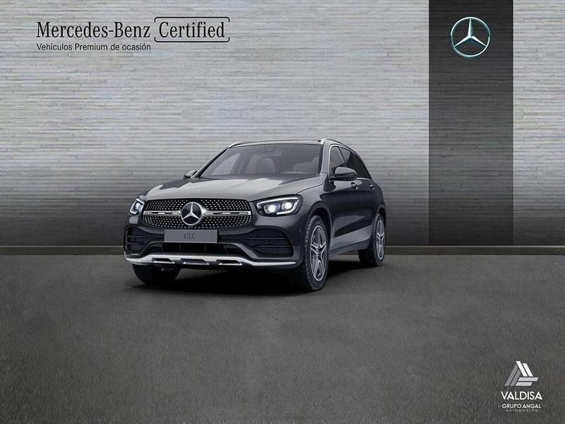 Gris Usado 2021 Mercedes GLC220 AMG line SUV | 36.900 € (Precio justo) - Imagen 1/4