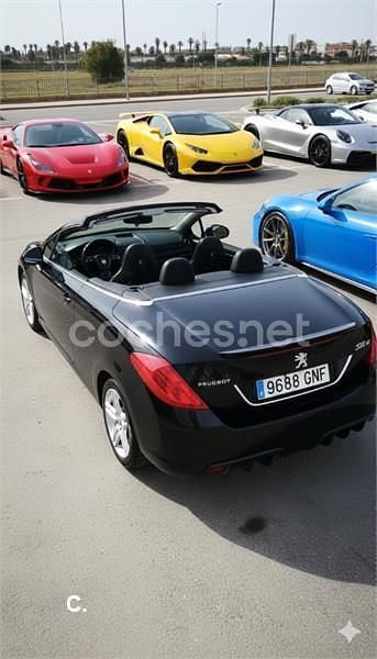 Usado Peugeot 308 CC 150 CV (110 kW) 2009 Negro Descapotable