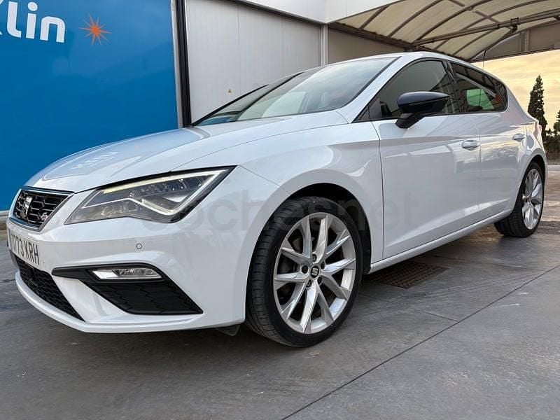 Usado Seat Leon FR 150 CV (110 kW) 2018 Blanco Berlina