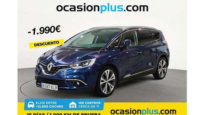 Azul Usado 2018 Renault Grand Scénic IV Zen Monovolumen | 19.900 € (Un poco caro) - Imagen 1/4