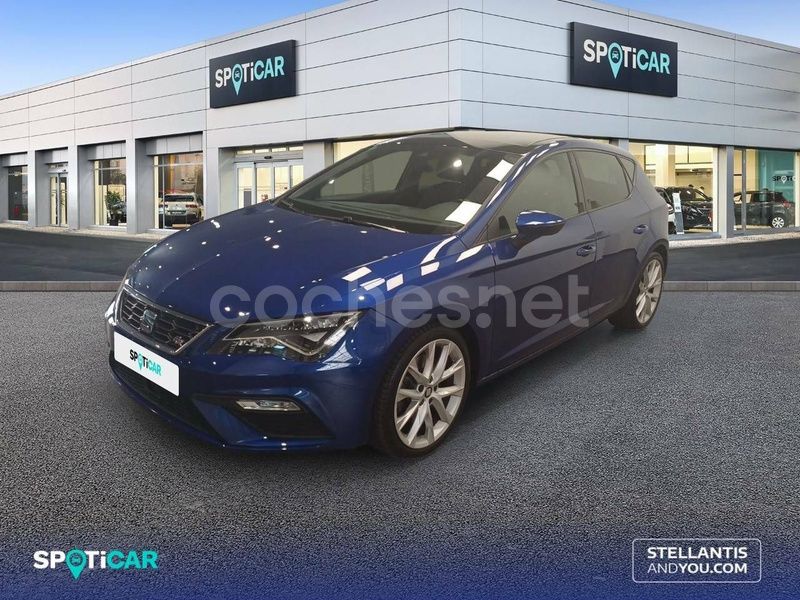 Azul Usado 2019 Seat Leon FR Berlina | 18.490 € (Precio justo) - Imagen 1/4