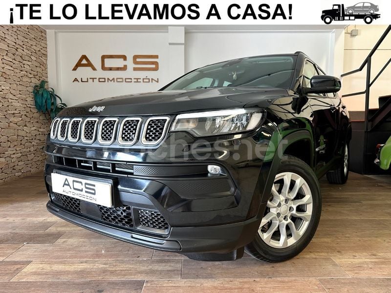 Negro Usado 2022 Jeep Compass Longitude SUV | 19.990 € (Super precio) - Imagen 1/4