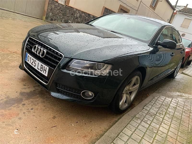 Begagnad Audi A5 Sportback 240 HK (176 kW) 2010 Grön Halvkombi