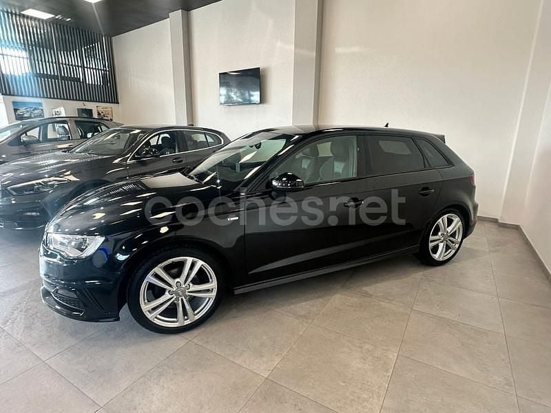 Usado Audi A3 S-Line 150 CV (110 kW) 2013 Negro Berlina