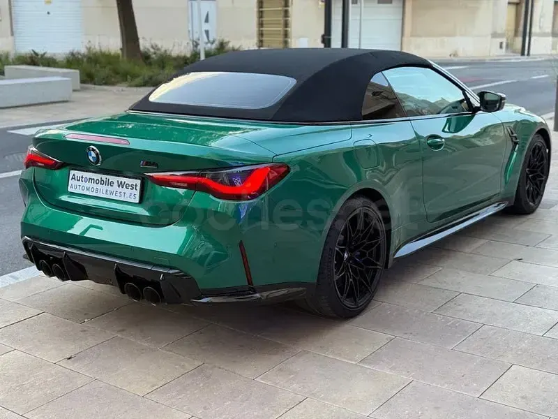 Usado BMW M4 Cabriolet Competition Edition 530 CV (389 kW) 2024 Verde Descapotable
