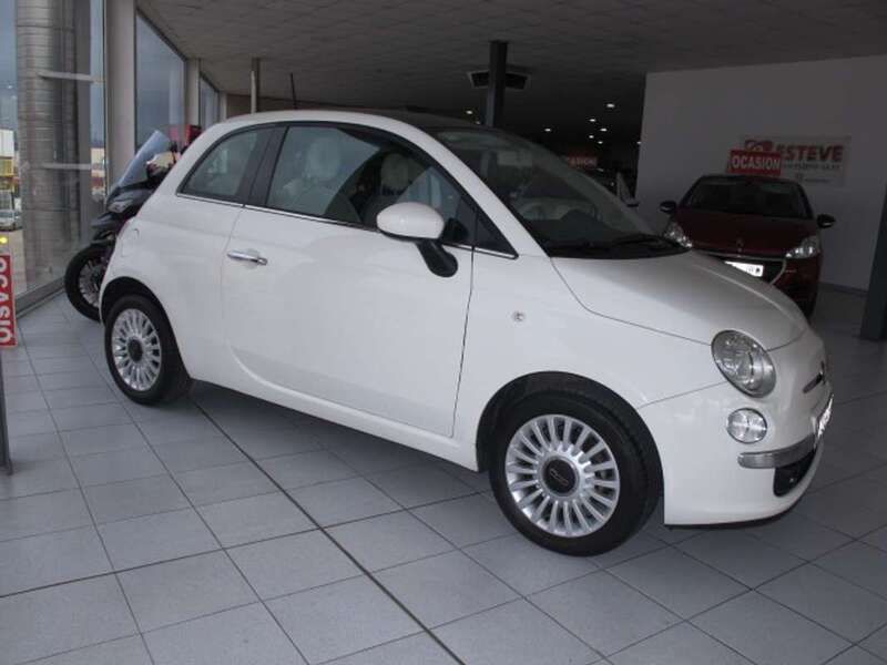 Usado Fiat 500 Lounge 69 CV (50 kW) 2013 Blanco Utilitario