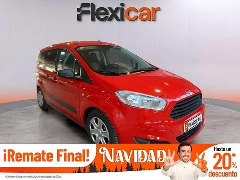 Rojo Usado 2018 Ford Tourneo Courier Ambiente Monovolumen | 7990 € (Buen precio) - Imagen 1/4