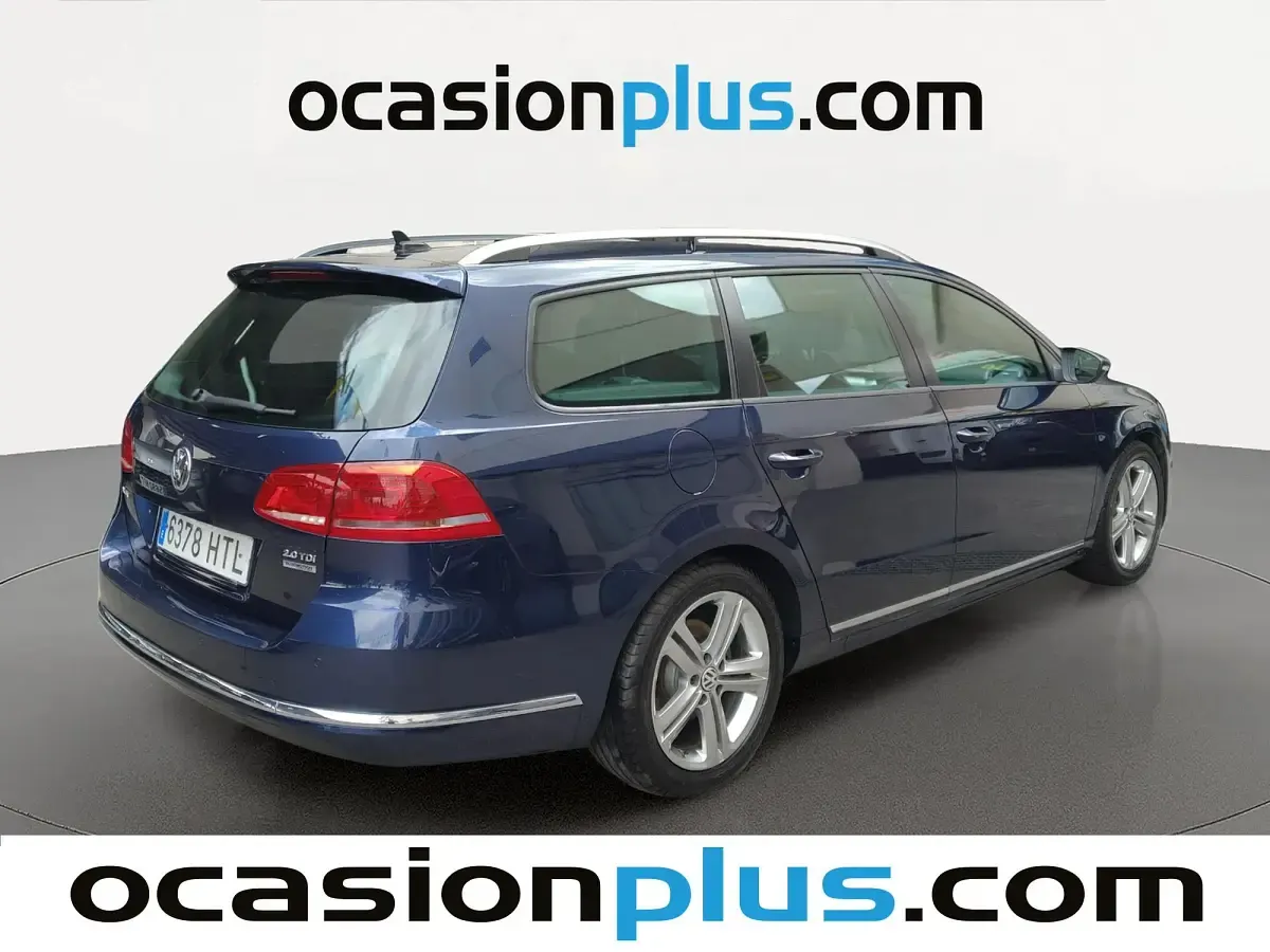 Usado VW Passat R-line 140 CV (102 kW) 2013 Azul Familiar
