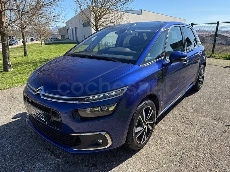 Usado Citroën C4 Picasso PureTech 131 CV (96 kW) 2017 Azul Monovolumen