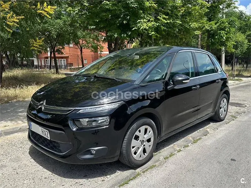 Usado Citroën C4 Picasso Attraction 115 CV (84 kW) 2014 Negro Monovolumen