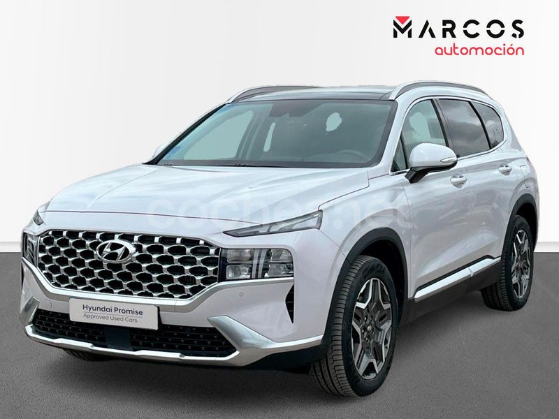Glacier white Usado 2023 Hyundai Santa Fe SUV | 39.900 € (Precio justo) - Imagen 1/4