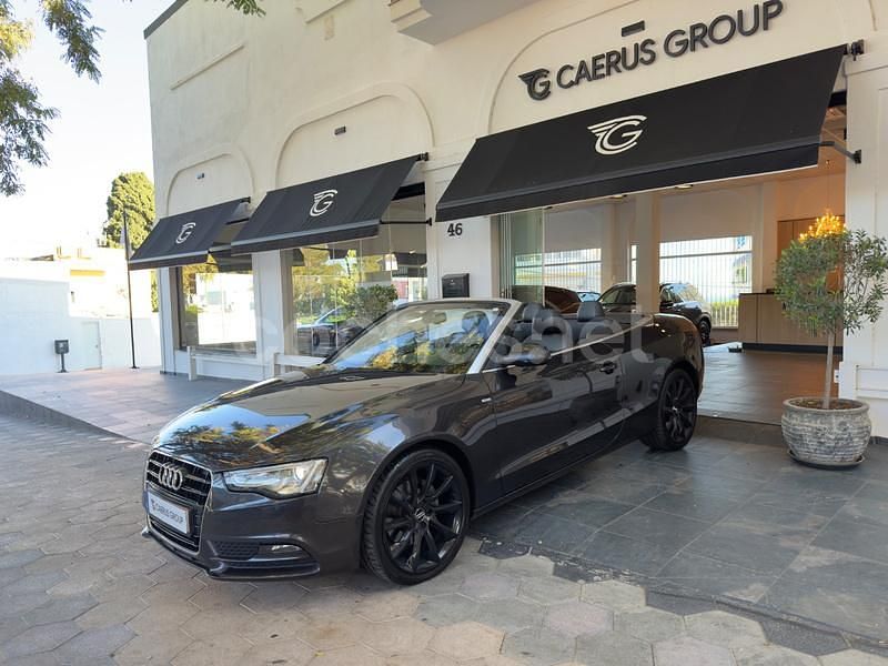 Negro Usado 2012 Audi A5 Cabriolet S-Line Descapotable | 14.500 € (Buen precio) - Imagen 1/4