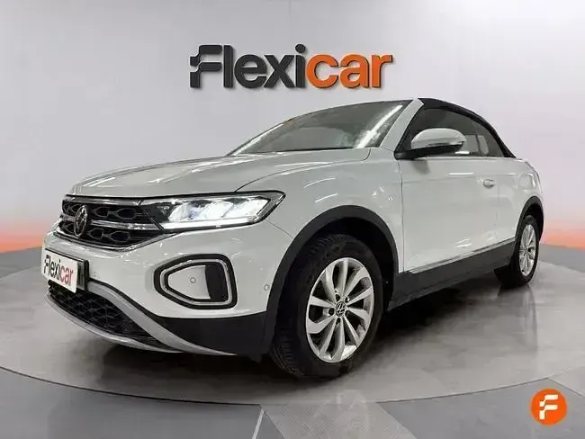Usado VW T-Roc Cabriolet Style 110 CV (80 kW) 2022 Blanco Descapotable