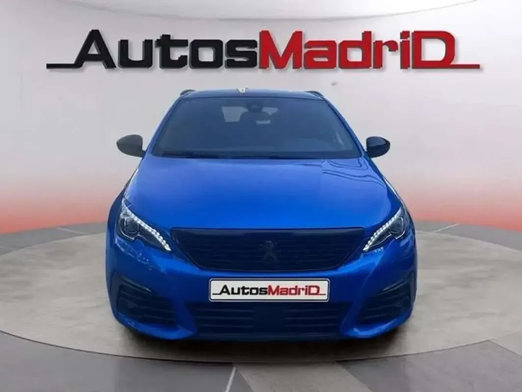 Usado Peugeot 308 SW GT 131 CV (96 kW) 2021 Azul Familiar