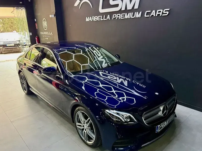 Usado Mercedes E220 194 CV (142 kW) 2016 Azul Berlina