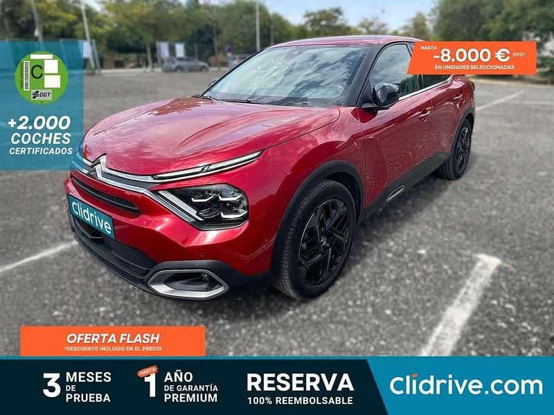 Negro Usado 2021 Citroën C4 PureTech Utilitario | 15.290 € (Buen precio) - Imagen 1/3