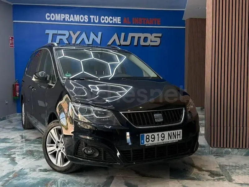 Usado Seat Alhambra Ecomotive 140 CV (102 kW) 2014 Negro Monovolumen
