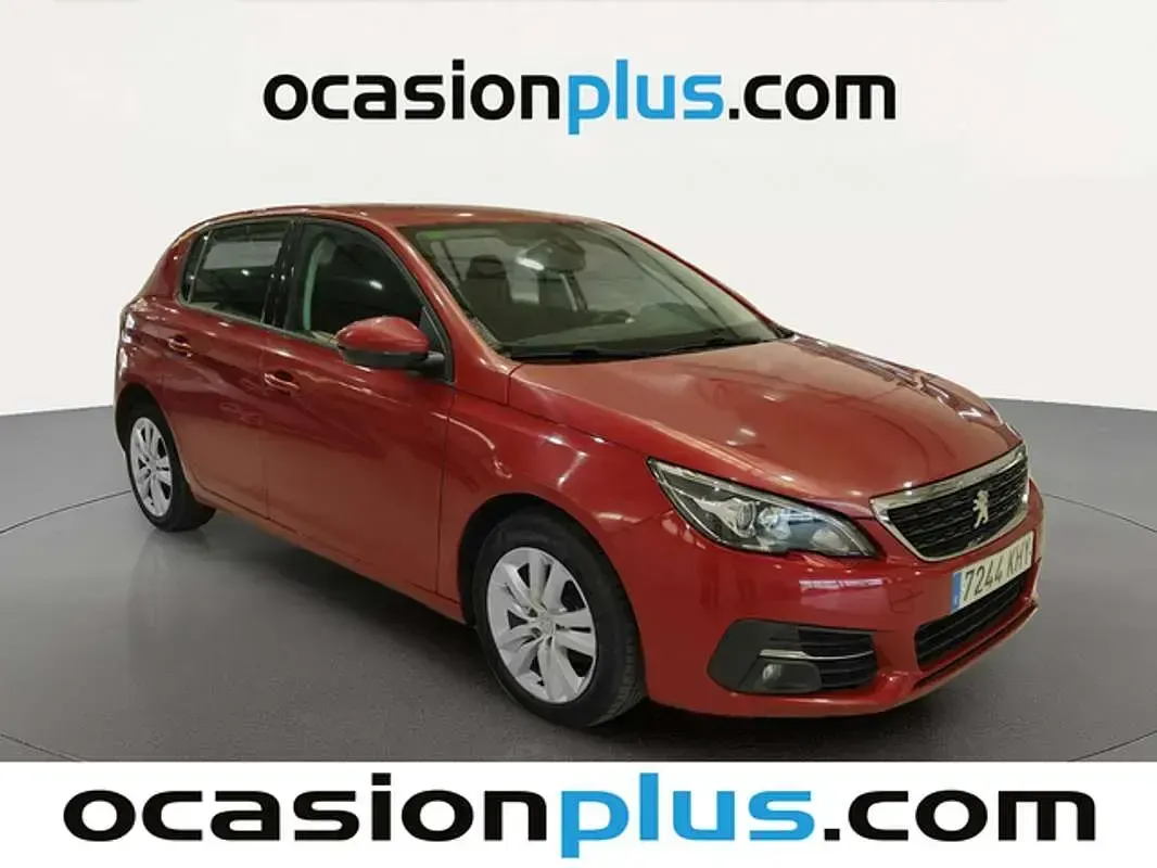 Usado Peugeot 308 Active 99 CV (72 kW) 2018 Rojo Utilitario